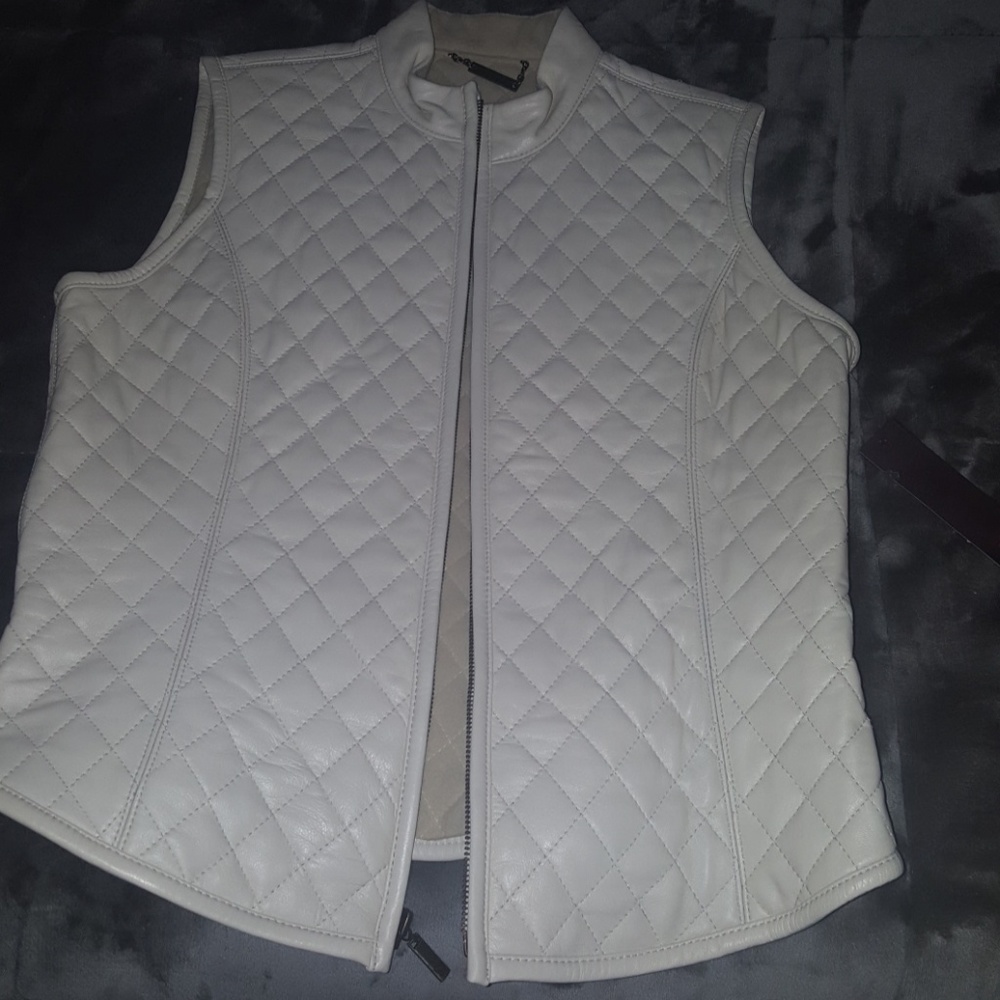 Leather vest